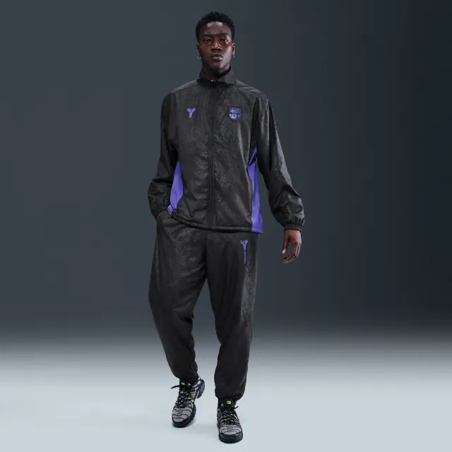 F.C. Barcelona Away Men's Kobe Football Graphic Tracksuit Bottoms - Black - Sustainable Materials