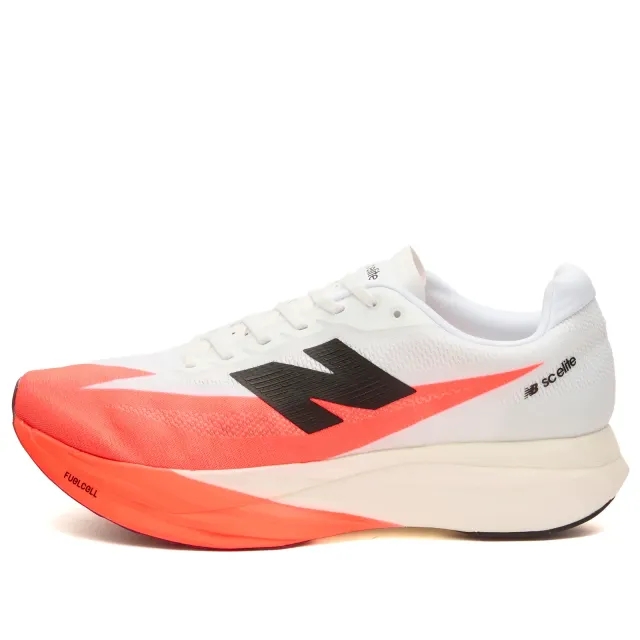 New Balance Men's FuelCell SuperComp Elite v5 in Red/White/Black Synthetic