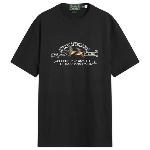 Polo Ralph Lauren Men's Sportsman T-Shirt Polo Black