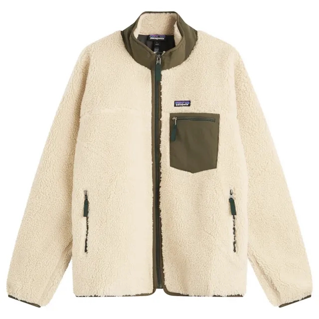 Patagonia Men's Classic Retro-X Jacket Dark Natural/Basin Green