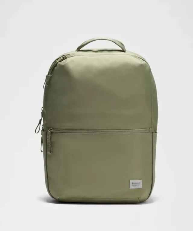 lululemon – Double-Zip Backpack 22L Tech Canvas – Color Green