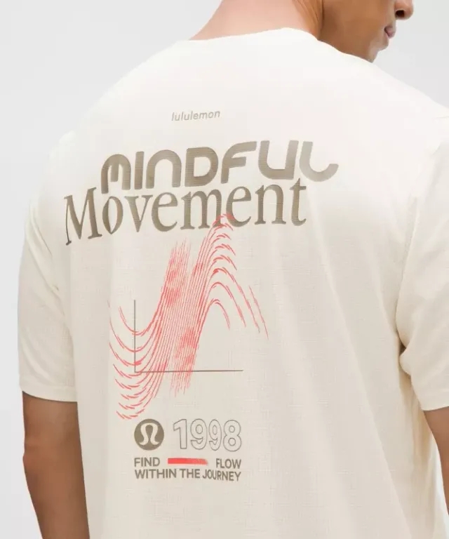 lululemon – Men's Mile Maker T-Shirt Graphic – Color White – Size L