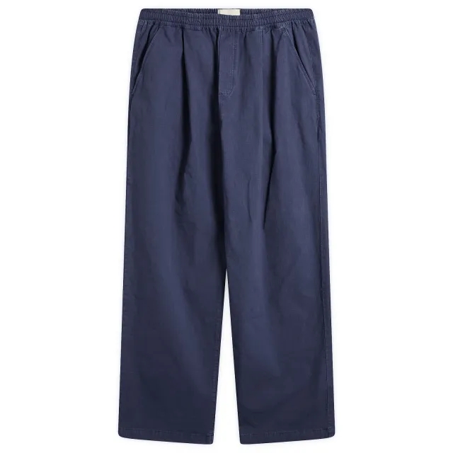Folk Men's Drawcord Loose Trouser Rich Navy Ripstop