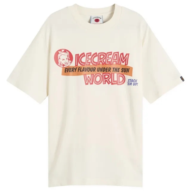 ICECREAM Men's Every Flavour T-Shirt Off White