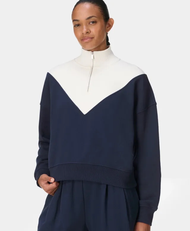 Revive Crop Half Zip
