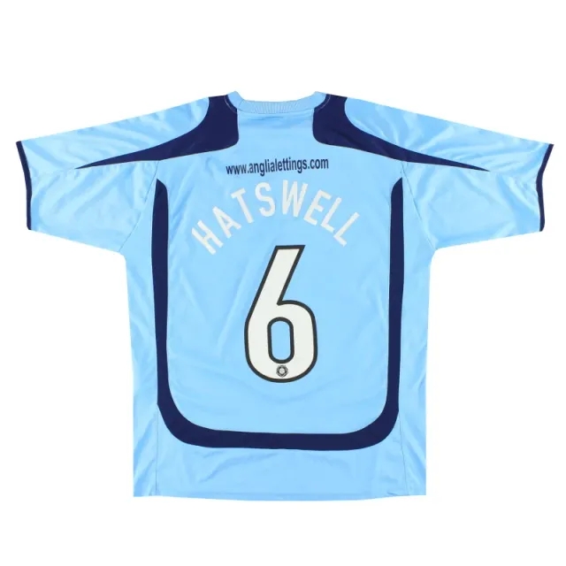 2008-10 Cambridge United Vandanel Away Shirt Hatswell #6 L - Cambridge United / Excellent 
