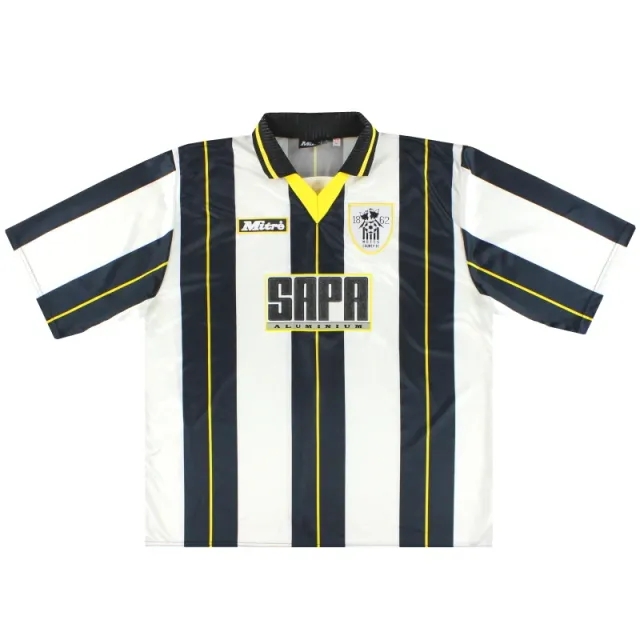1996-97 Notts County Mitre Home Shirt XL - Notts County / Excellent 