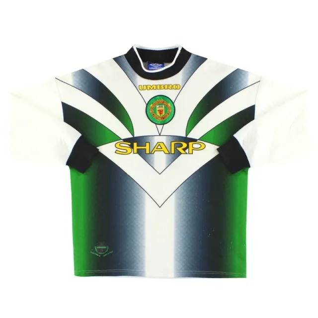 1996-97 Manchester United Umbro Goalkeeper Shirt XXL - Manchester United / Excellent 