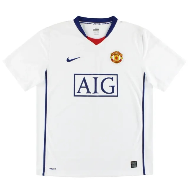 2008-09 Manchester United Nike Away Shirt XL - Manchester United / Excellent 