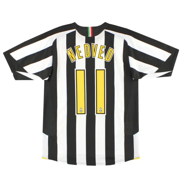 2005-06 Juventus Nike Home Shirt Nedved #11 *As New* M - Juventus / As New 