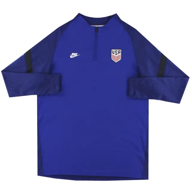 2020-21 USA Nike 1/4 Zip Training Top XL - USA / Excellent 