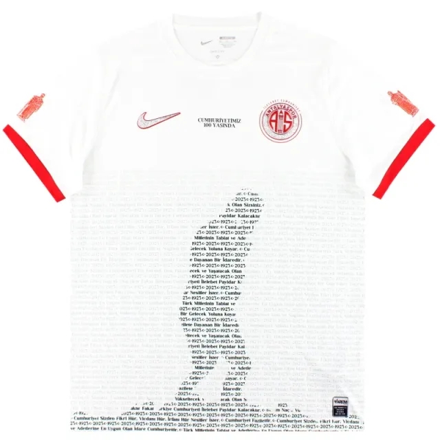 2023-24 Antalyaspor Nike '100 Years' Shirt *As New* XL - Other Turkish Clubs / As New 