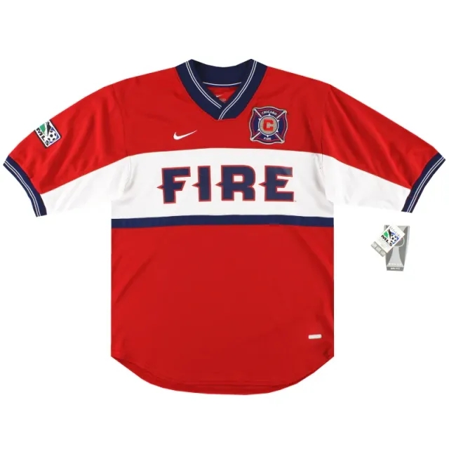 2000-02 Chicago Fire Nike Home Shirt *w/tags* S - USA Soccer Clubs / w/tags 