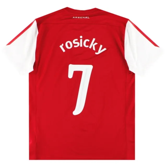 2011-12 Arsenal Nike '125th Anniversary' Home Shirt Rosicky #7 L - Arsenal / Excellent 