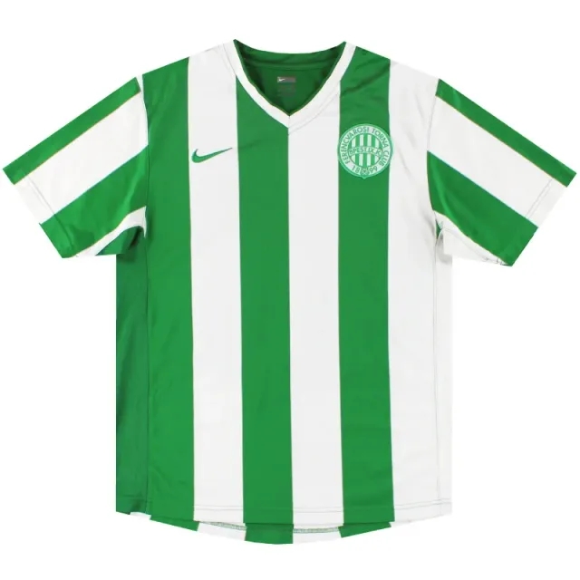 2007-09 Ferencvaros Nike Player Issue Home Shirt L - Other European Clubs / Very Good 