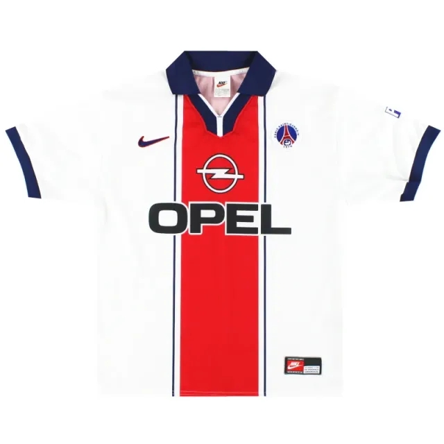1997-98 Paris Saint-Germain Nike Away Shirt *Mint* M - Paris Saint-Germain / Mint 