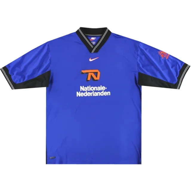 1998-00 Holland Nike Player Issue Training Shirt #6 XL - Holland / Excellent 