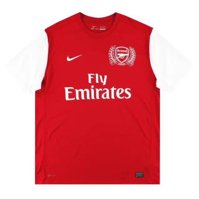 2011-12 Arsenal Nike '125th Anniversary' Home Shirt *Mint* XL - Arsenal / Mint 