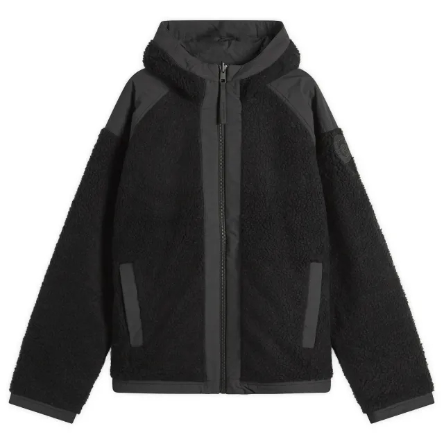 Canada Goose Men's Alberni Reversible Fleece Bomber Jacket Black/Black