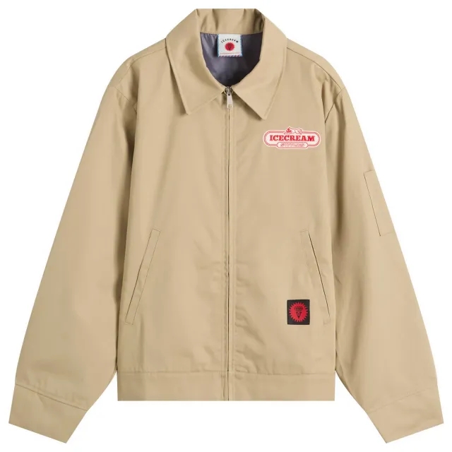 ICECREAM Men's IC Supplies Work Jacket Brown