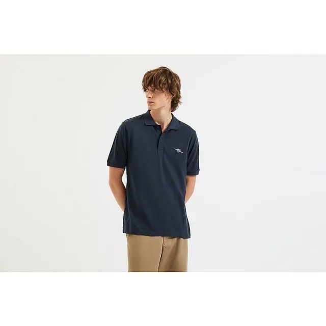 Arsenal Navy Cannon Polo Shirt, Blue