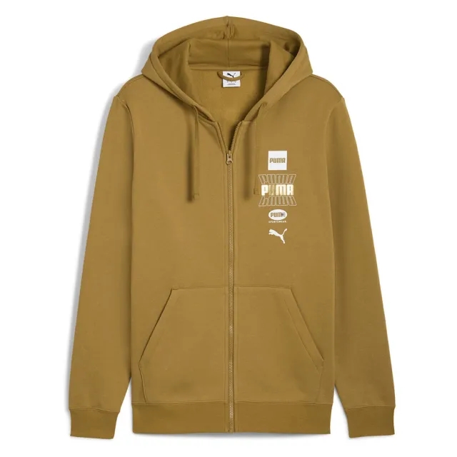Puma Ess Logo Lab Holiday Full Zip Sweatshirt
