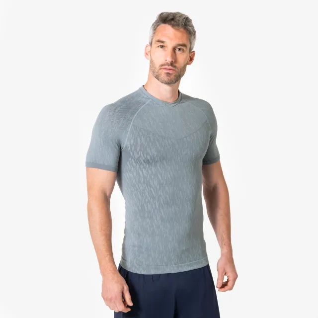 Adult Short-Sleeved Thermal Base Layer Top Keepdry - White