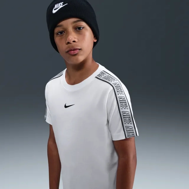 Nike Sportswear Older Kids' T-Shirt - White - Cotton