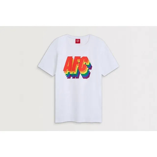 Arsenal Pride T-Shirt in White, White