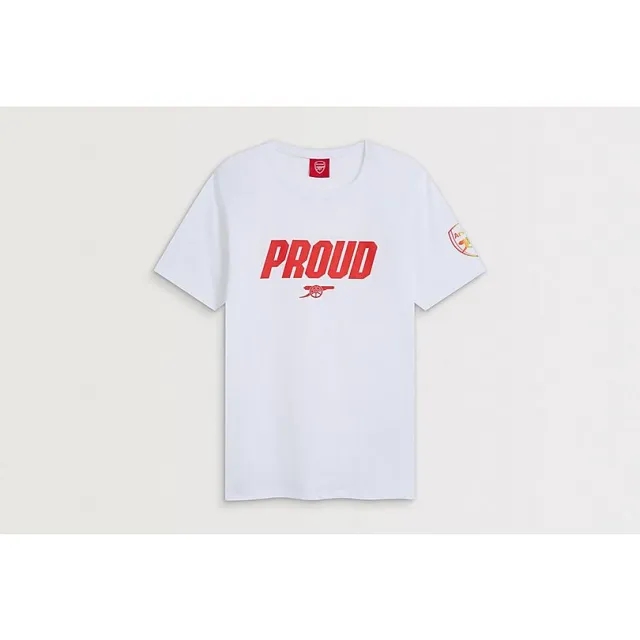 Arsenal Proud T-Shirt in White, White
