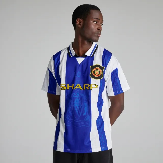 Manchester United 1994-97 Third Shirt Blue