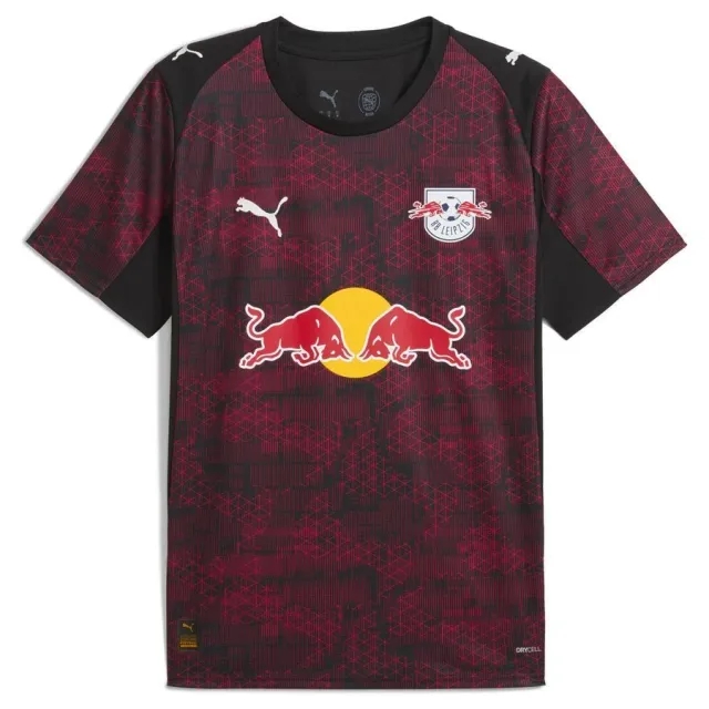 PUMA Rb Leipzig 25/26 Third Jersey Men, Black/Fast Red