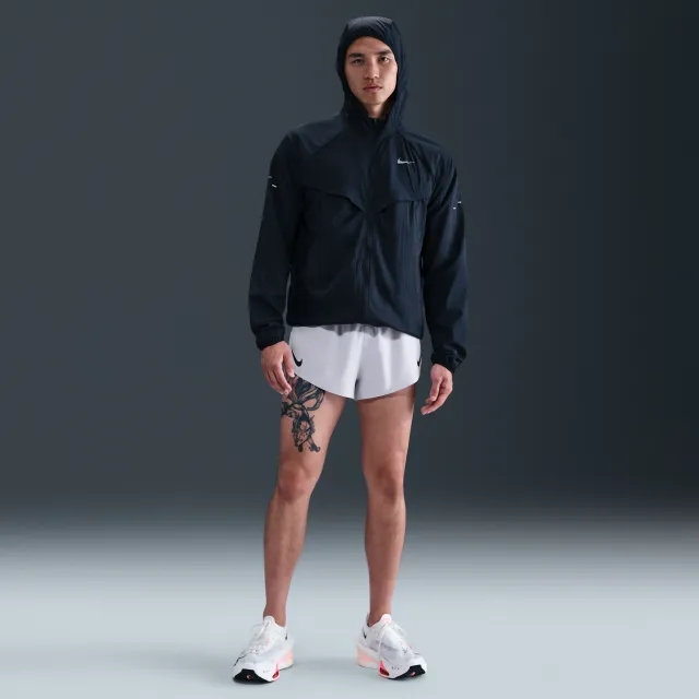 Nike AeroSwift Men's Dri-FIT ADV 5cm (approx.) Brief-Lined Running Shorts - Grey - Polyester/Elastane