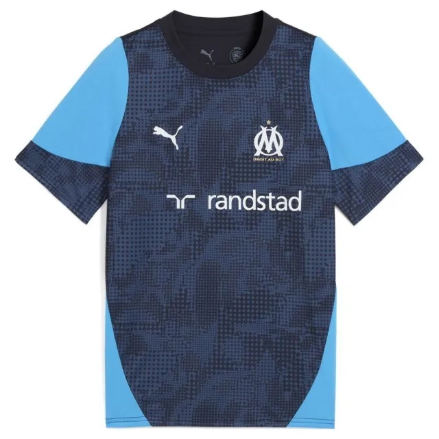 PUMA Olympique Marseille Training Shirt Junior - Blue - Kids