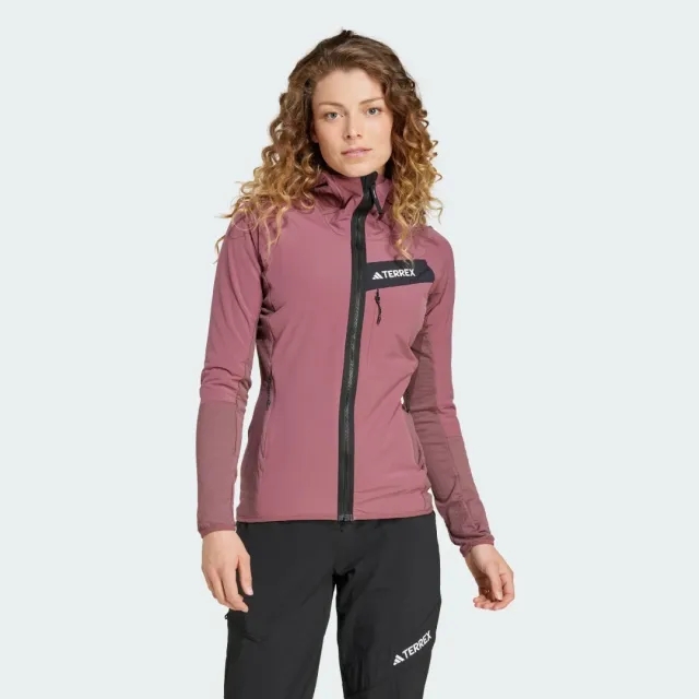 adidas Terrex Techrock Hooded Wind Fleece Jacket