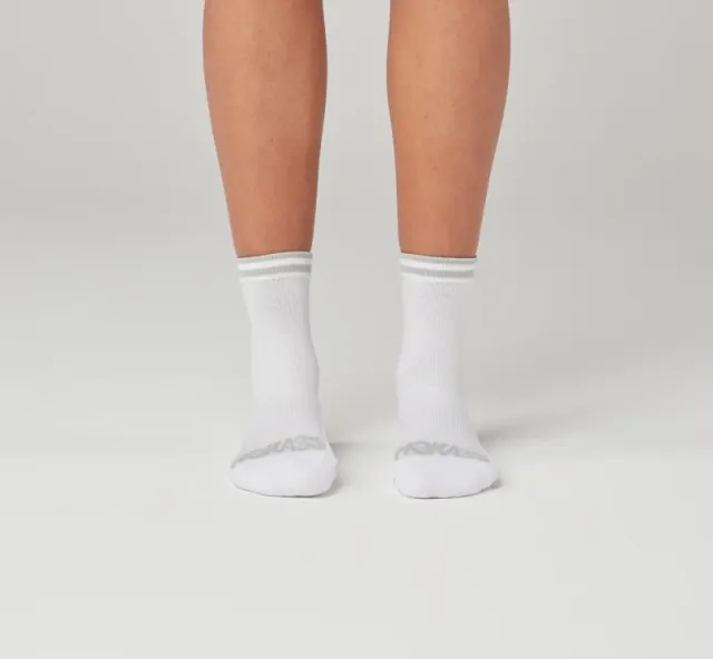 Hoka Performance Crew Sock In White