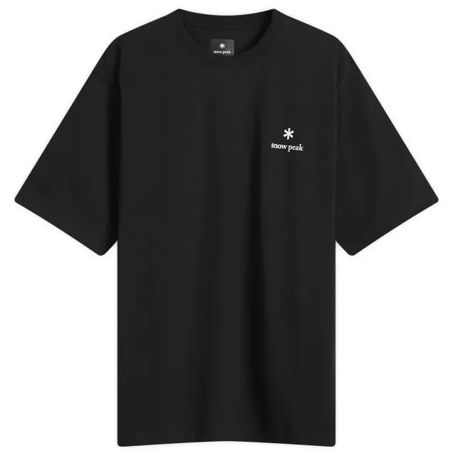 Snow Peak Men's Logo T-Shirt Black