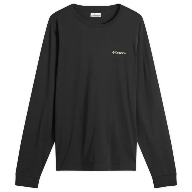 Columbia Men's CSC™ Seasonal Logo Long Sleeve T-Shirt Black