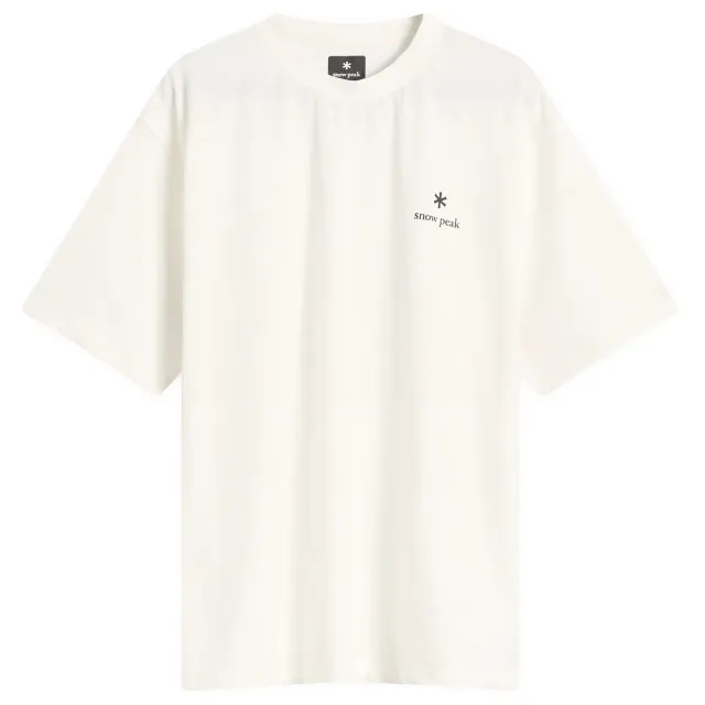 Snow Peak Men's Logo T-Shirt Off White