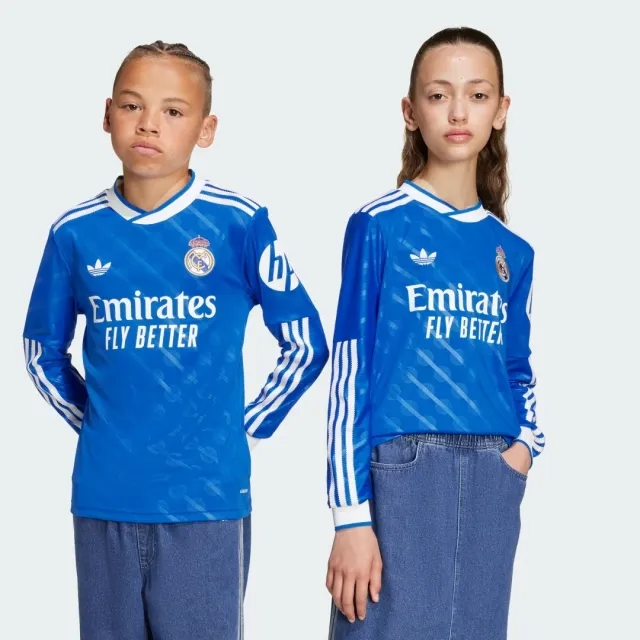 adidas Real Madrid 25/26 Long Sleeve Third Jersey Kids