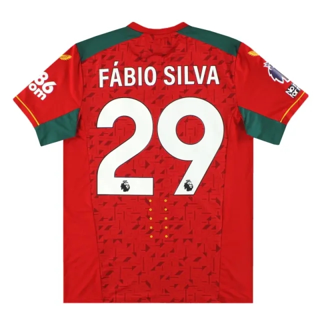 2023-24 Wolves Castore Pro Away Shirt Fabio Silva #29 *Mint* M - Wolves / Mint 