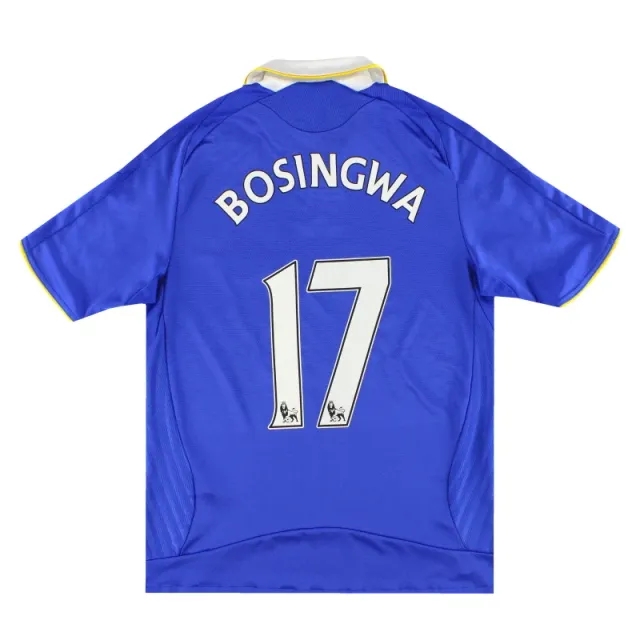 2008-09 Chelsea adidas Home Shirt Bosingwa #17 S - Chelsea / Very Good 