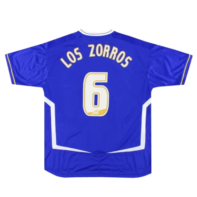 2005-06 Leicester JJB Home Shirt Los Zorros #6 *w/tags* M - Leicester City / w/tags 