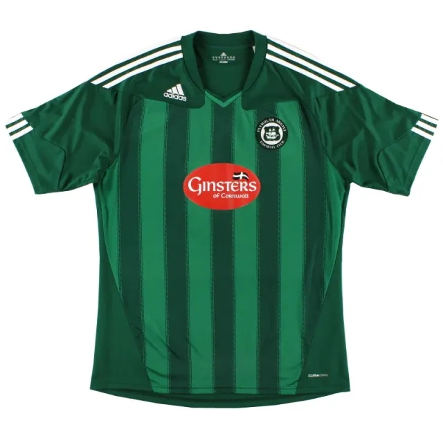 2010-11 Plymouth adidas Home Shirt M - Plymouth Argyle / Excellent 