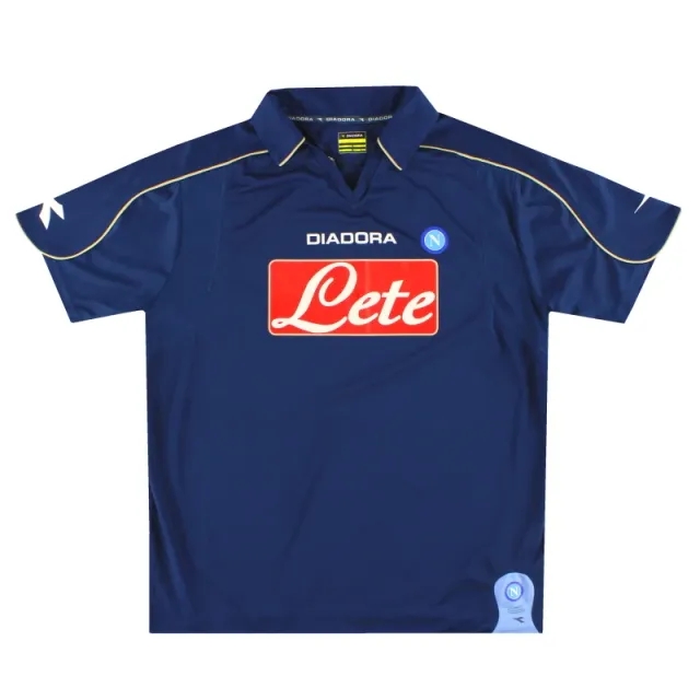 2008-09 Napoli Diadora Third Shirt L - Napoli / Excellent 