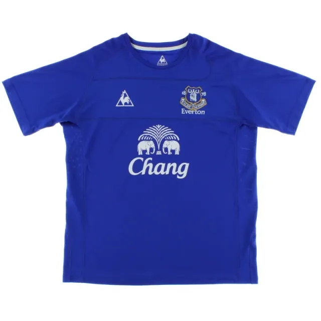 2010-11 Everton Le Coq Sportif Home Shirt L - Everton / Excellent 