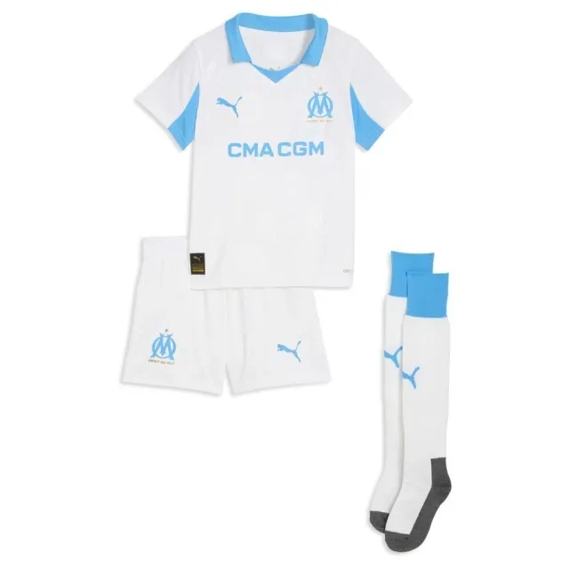Marseille Home Shirt 2025/26 Mini-Kit Kids - ['White']