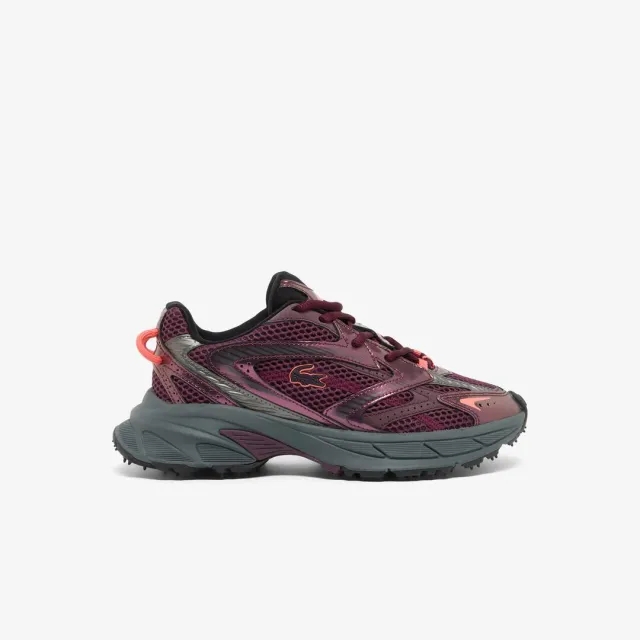 Lacoste Women’s L003 Neo Shot Sneakers - Dark Purple / Dark Grey