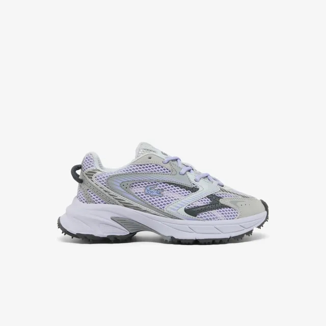 Lacoste Women’s L003 Neo Shot Sneakers - Light Purple / Light Grey
