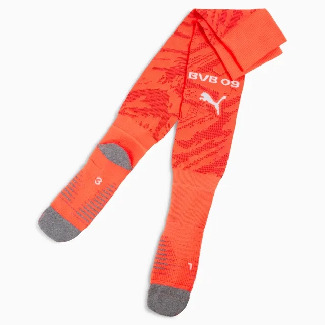 PUMA Borussia Dortmund 25/26 Goalkeeper Socks Men, Glowing Red/Intense Red, size 12-14